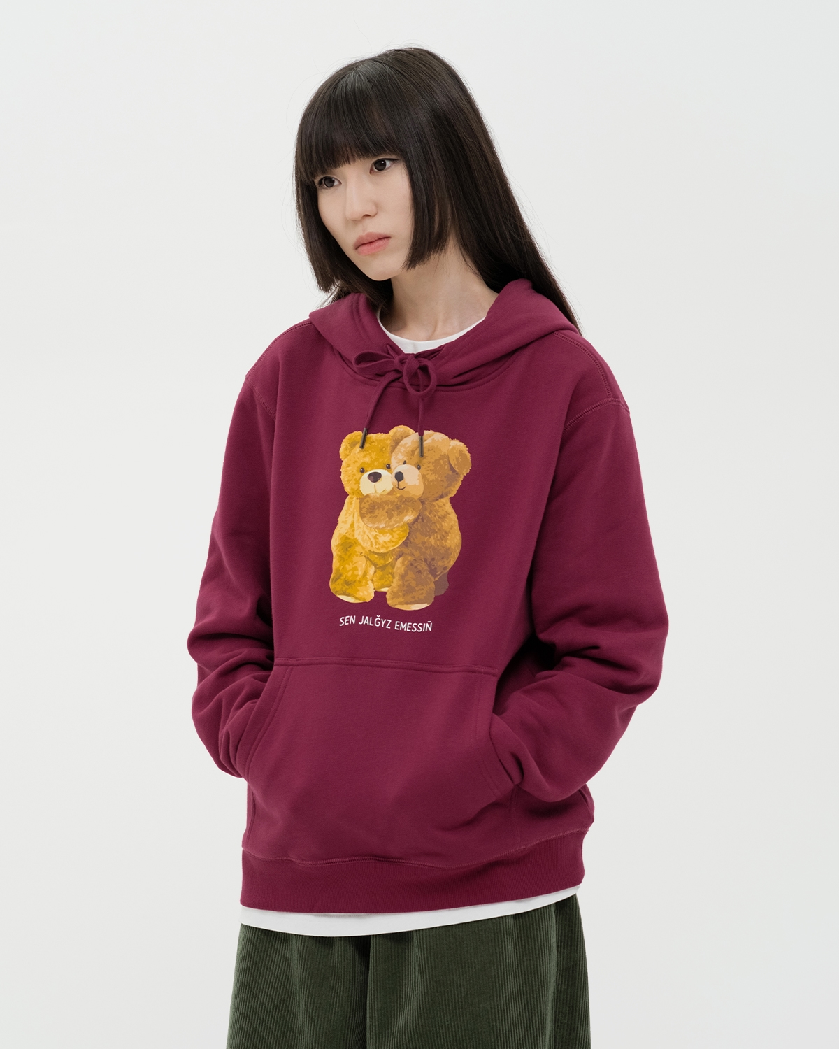 БҮРЖЕЙДЕ 2 BEARS ҚОЮ ҚЫЗЫЛ