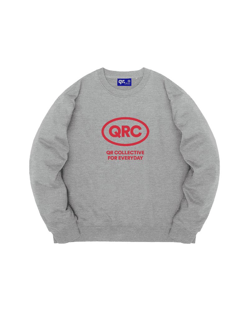 СВИТШОТ QRC MAX СЕРЫЙ МЕЛАНЖ