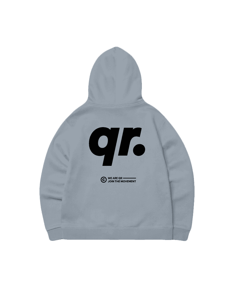 БҮРЖЕЙДЕ QR DOT Көкшіл-сұр