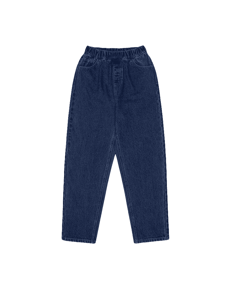 ДЖИНСЫ БАЛА RELAXED ҚОЮ КӨК