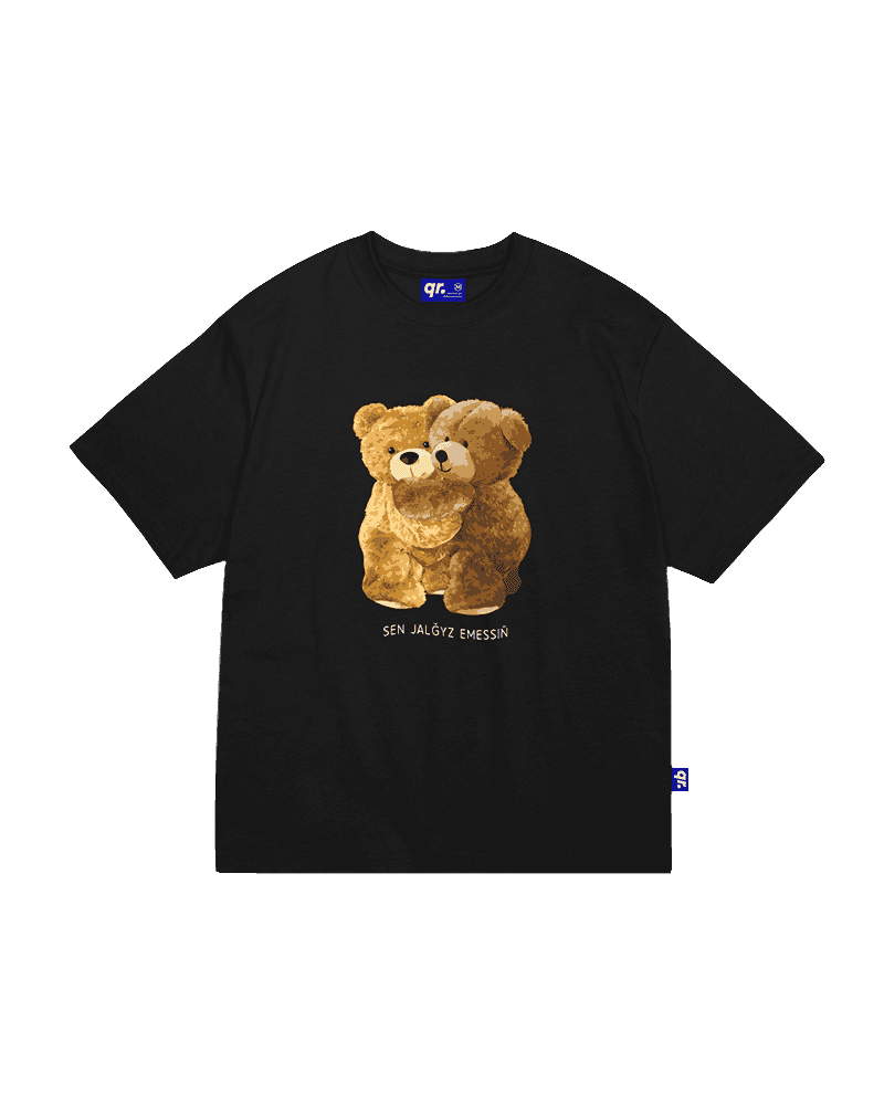 ФУТБОЛКА 2 BEARS ҚАРА