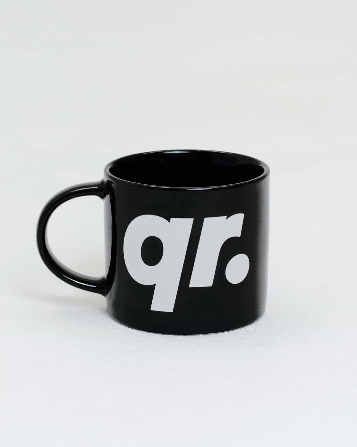 керамика кружка qrd қара