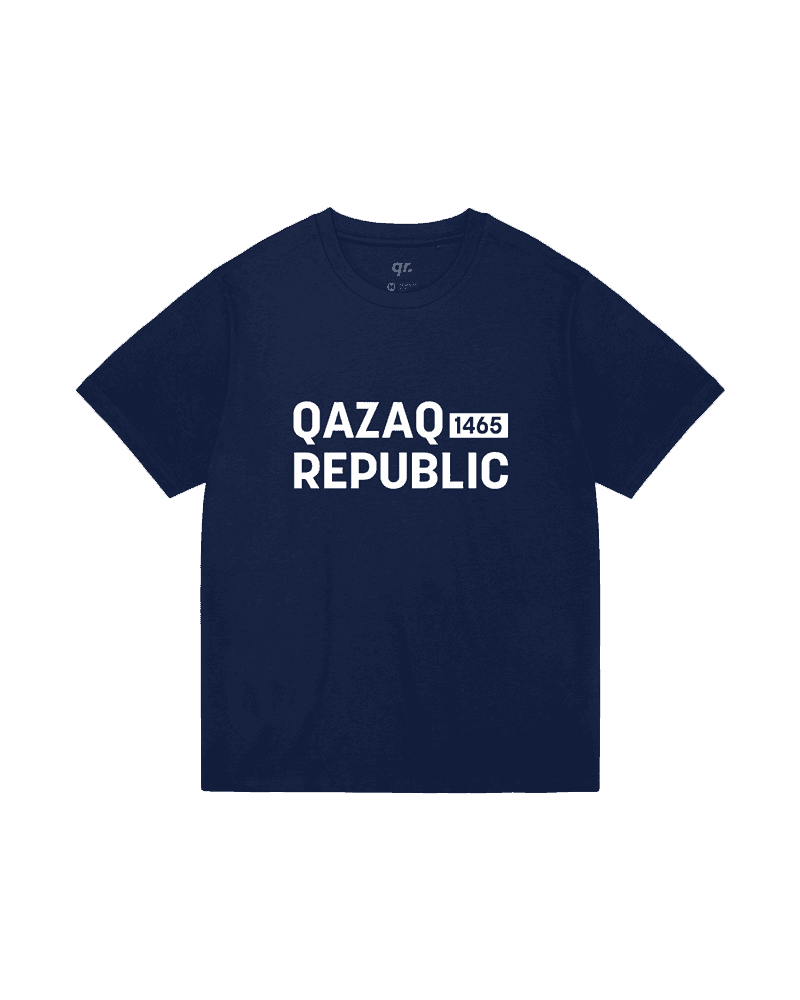 ФУТБОЛКА REGULAR QREP1465 ҚОЮ КӨК
