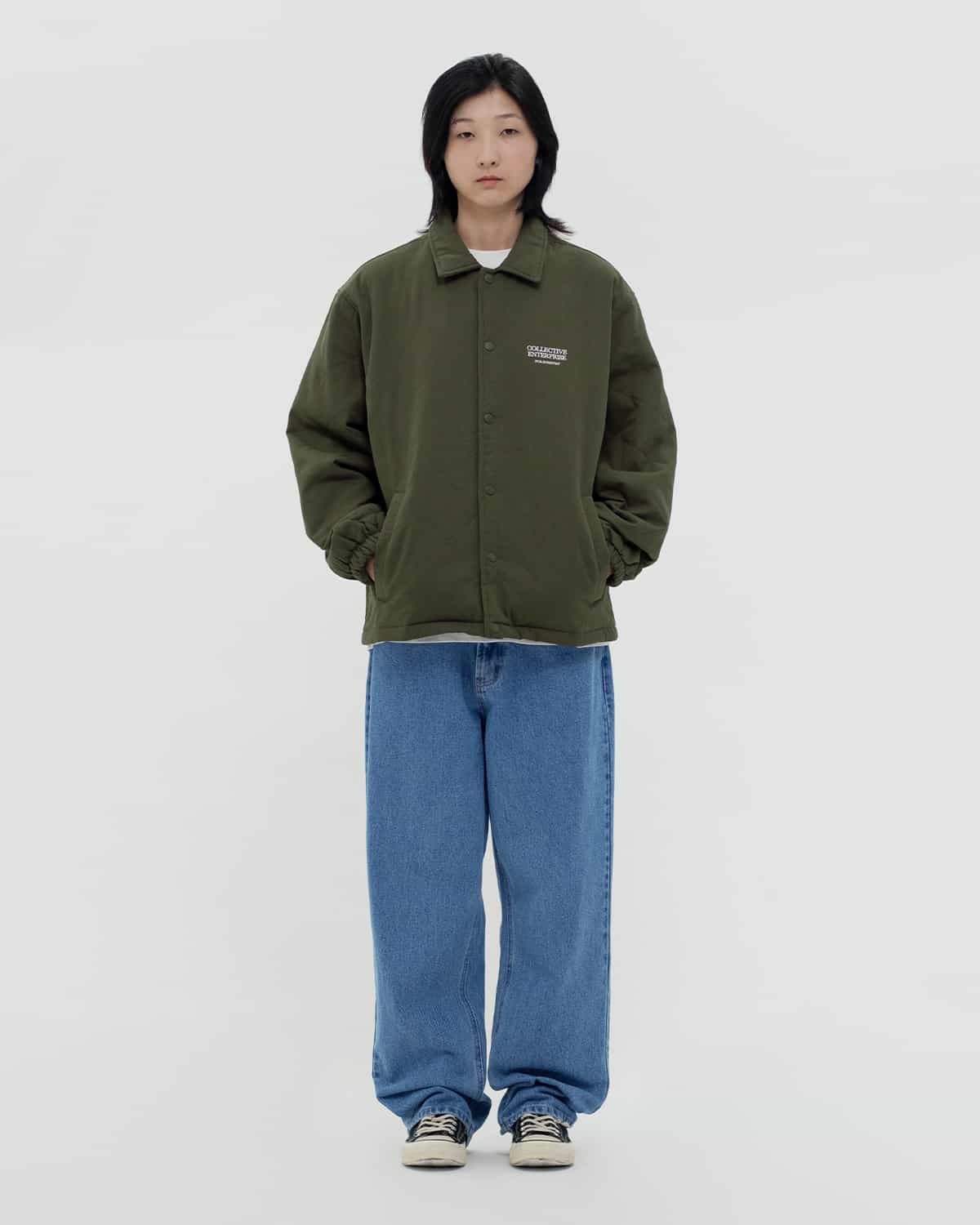 күрте quilted хаки