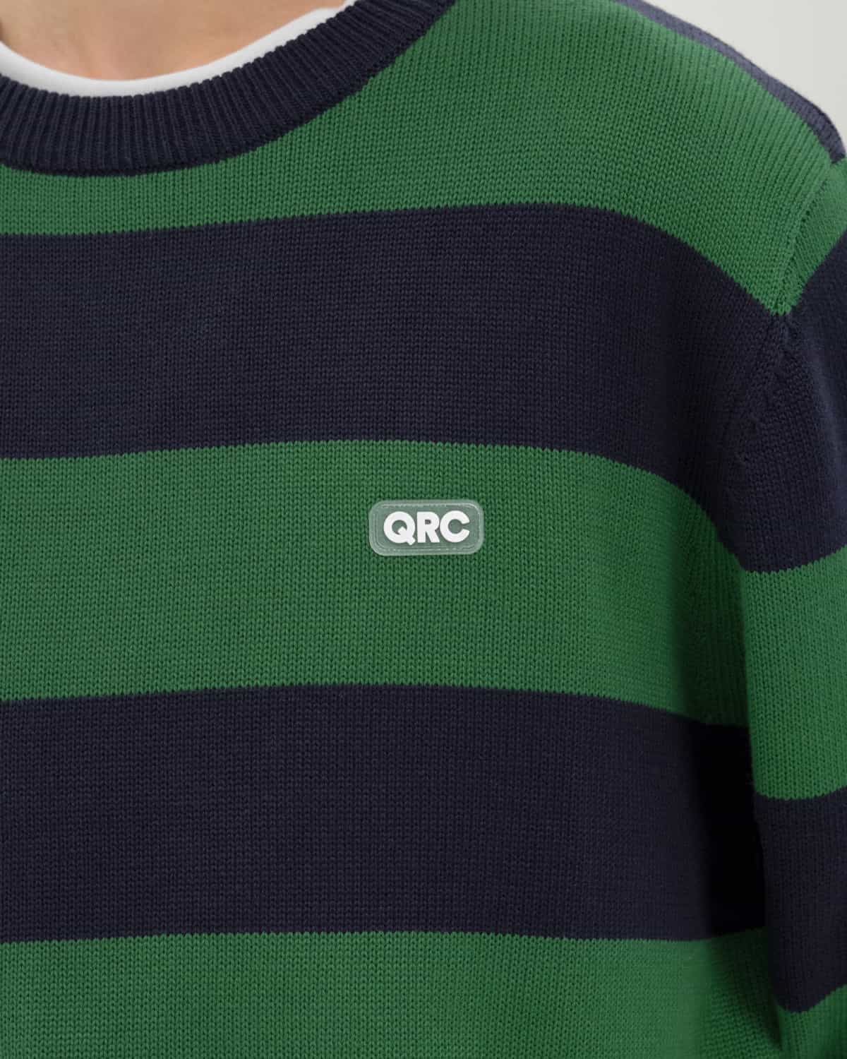 ЖЕМПІР STRIPED ҚОЮ ЖАСЫЛ КӨК