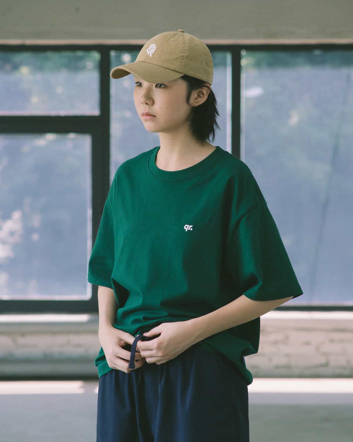 ФУТБОЛКА QR BASIC ҚОЮ ЖАСЫЛ