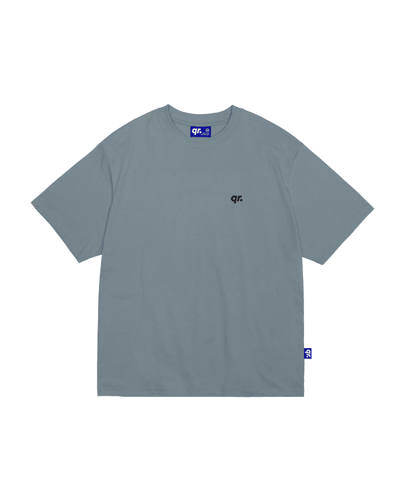 ФУТБОЛКА BASIC FW25 СЕРО-ГОЛУБАЯ