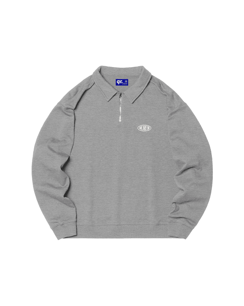 СВИТШОТ POLO WRQ СЕРЫЙ МЕЛАНЖ