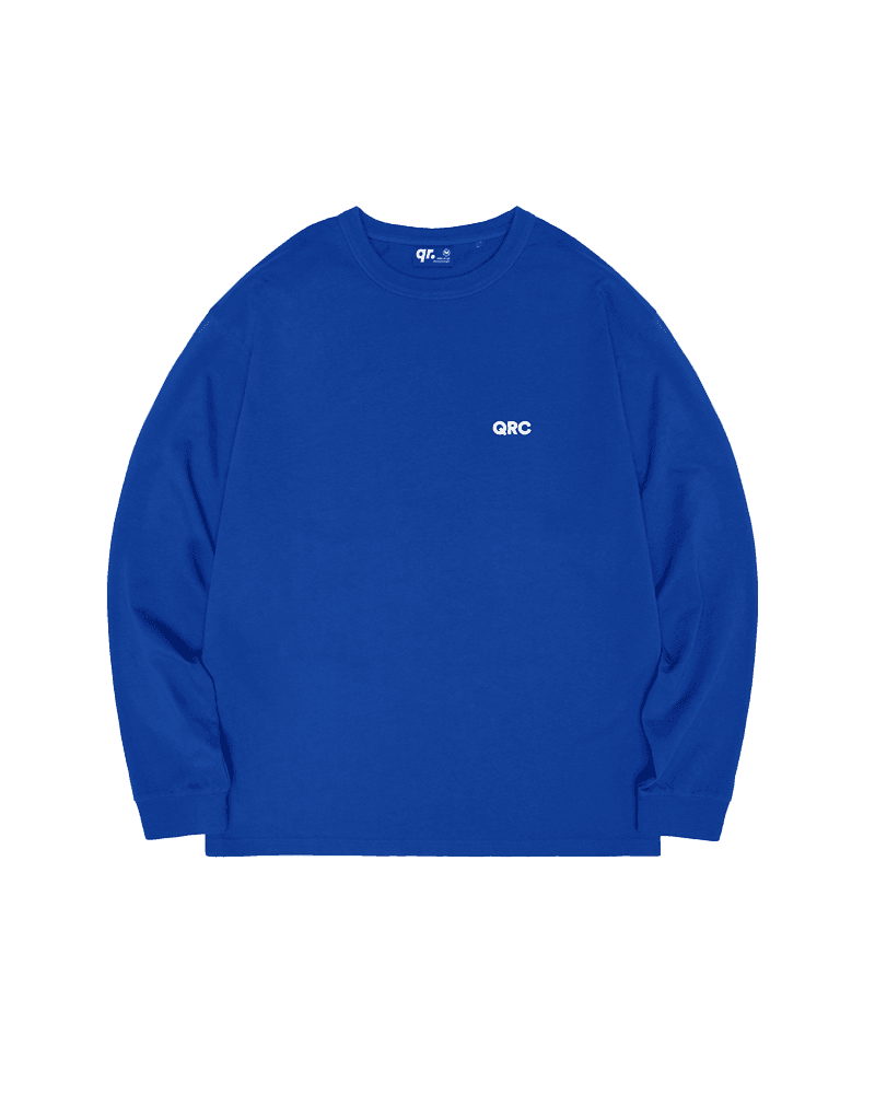 LS ФУТБОЛКА BASIC QRC EMB СИНЯЯ