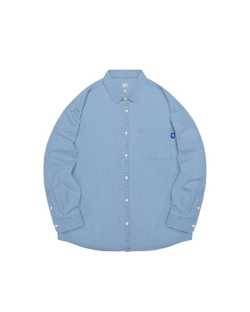 РУБАШКА DENIM СИНЯЯ