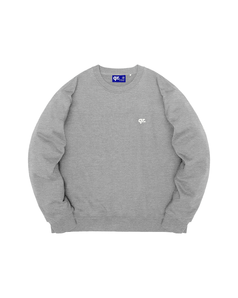 СВИТШОТ BASIC FW25 СЕРЫЙ МЕЛАНЖ