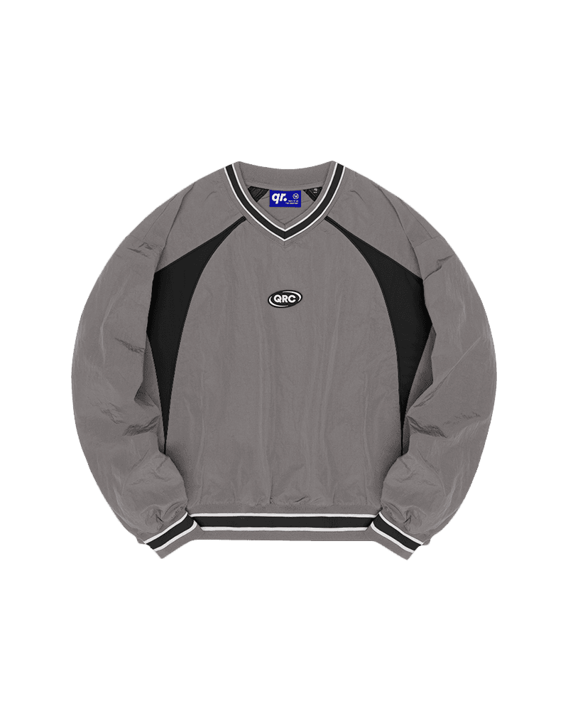 КУРТКА V-SHAPE СЕРАЯ