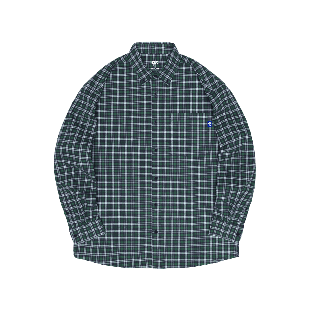 ДЕТСКАЯ РУБАШКА STREET FW26 ЗЕЛЁНАЯ