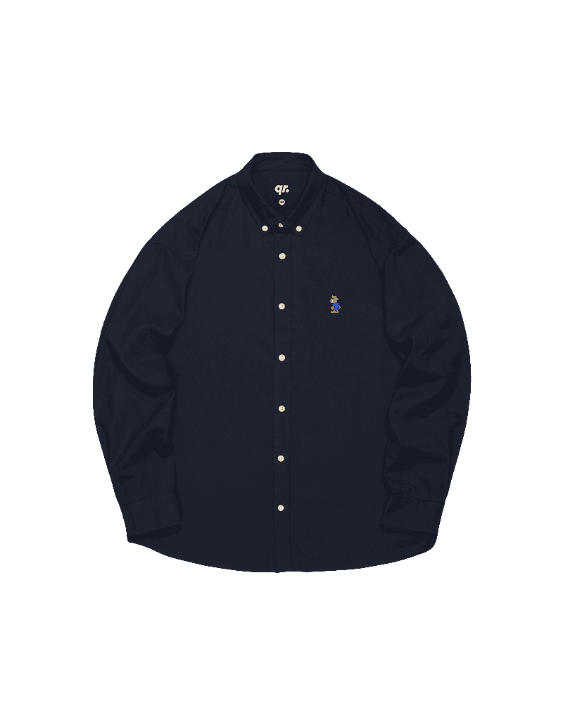 РУБАШКА LS BASIC Т.СИНЯЯ