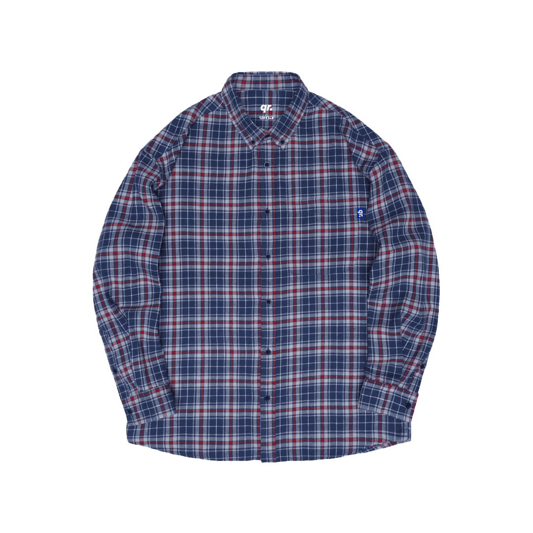 ДЕТСКАЯ РУБАШКА STREET FW26 Т.СИНЯЯ