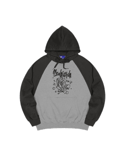 ТОЛСТОВКА OVERFIT 2COLOR SPACE СЕРЫЙ МЕЛАНЖ