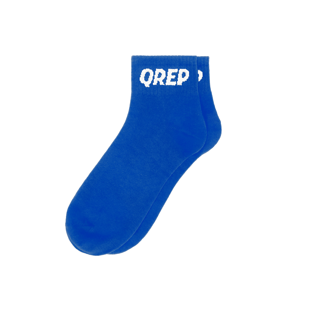 Носки короткие синие QREP